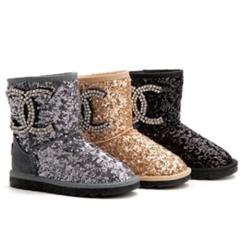 chanel ugg like boots